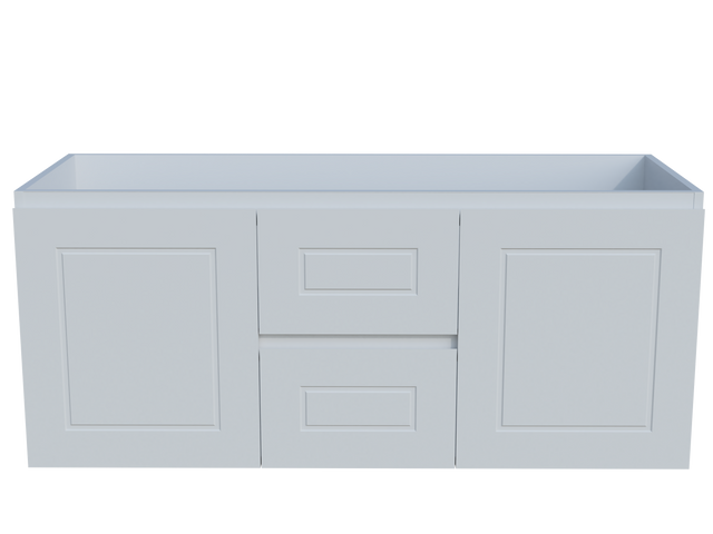 Nevada Classic Cabinet Only 1200mm Double Bowl Wall hung