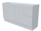Nevada Classic Cabinet Only 1500mm Centre Bowl Floor standing