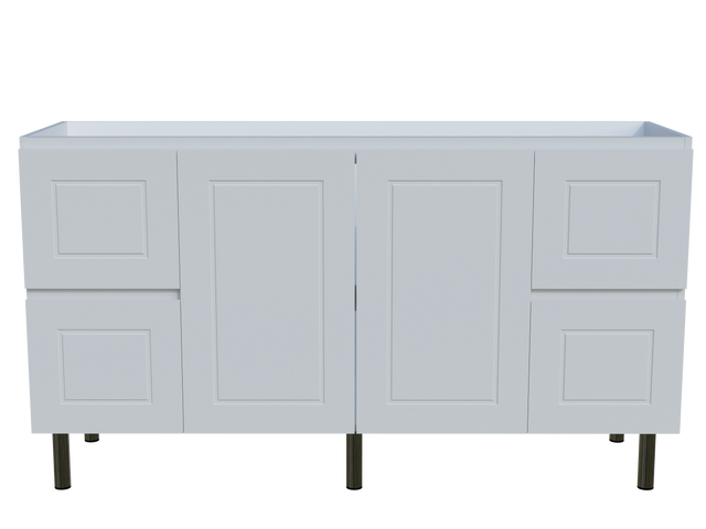 Nevada Classic Cabinet Only 1500mm Centre Bowl On Legs