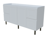 Nevada Classic Cabinet Only 1500mm Double Bowl On Legs