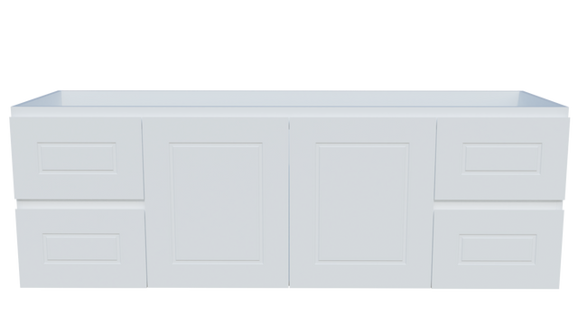 Nevada Classic Cabinet Only 1500mm Left Bowl Wall hung