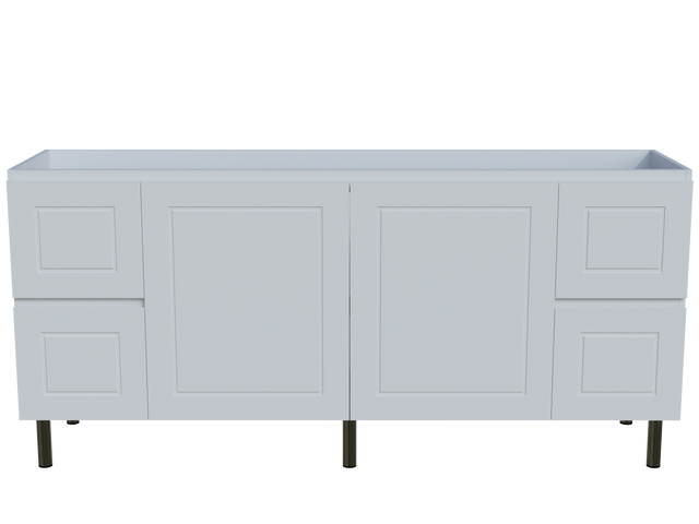 Nevada Classic Cabinet Only 1800mm Left Bowl On Legs