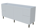 Nevada Classic Cabinet Only 1800mm Left Bowl On Legs