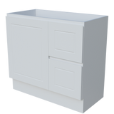 Nevada Classic Cabinet Only 900mm Right Bowl Floor standing