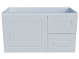 Nevada Classic Vanity 900mm Left Bowl Alpha Top Wall hung