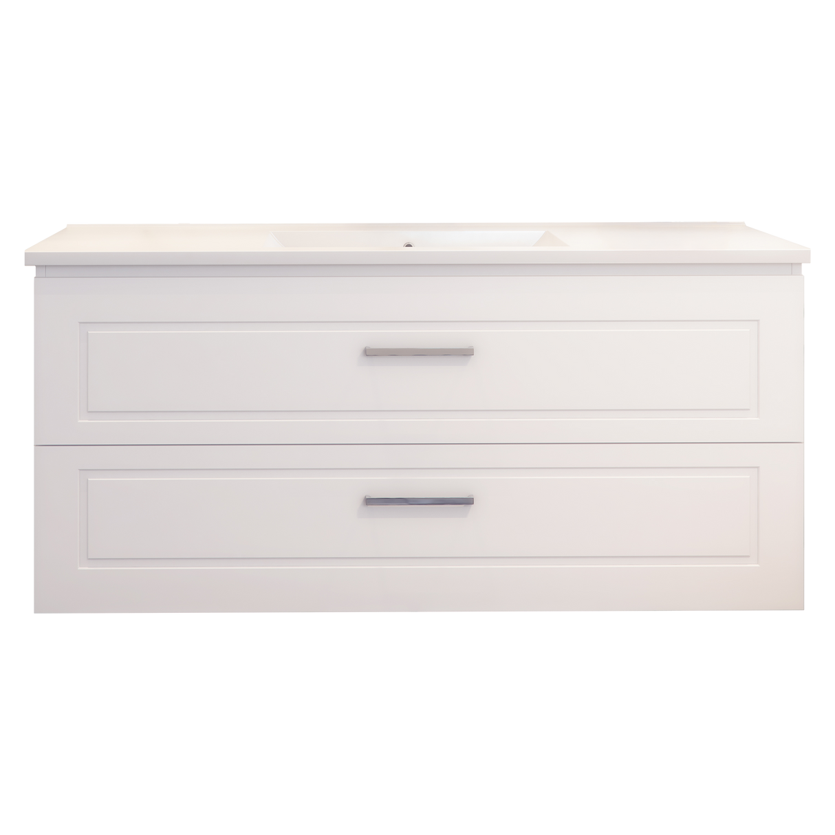 Nevada Plus Classic Vanity 1200mm Centre Bowl Alpha Top Wall hung (NVPC-V-1200-C-APH-W)