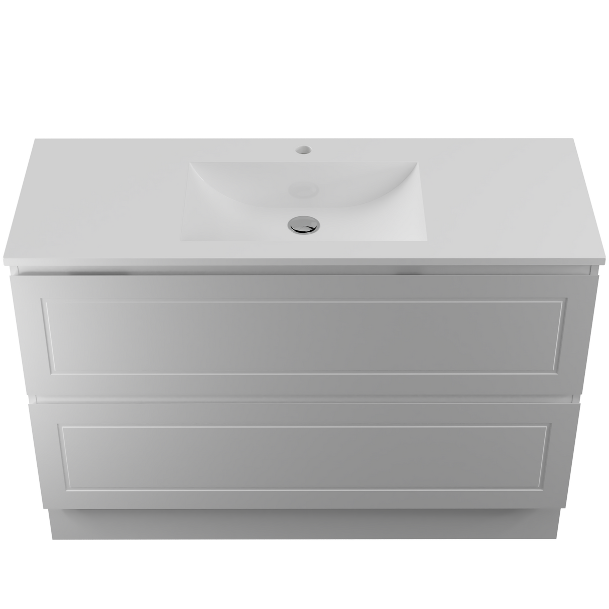 Nevada Plus Classic Vanity 1200mm Centre Bowl Regal Top Floor standing (NVPC-V-1200-C-REG-F)
