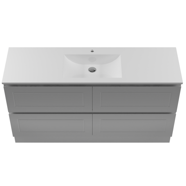 Nevada Plus Classic Vanity 1500mm Centre Bowl Regal Top Floor standing (NVPC-V-1500-C-REG-F)