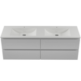 Nevada Plus Classic Vanity 1500mm Double Bowl Regal Top Wall hung (NVPC-V-1500-D-REG-W)