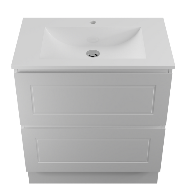 Nevada Plus Classic Vanity 750mm Centre Bowl Regal Top Floor standing (NVPC-V-750-C-REG-F)