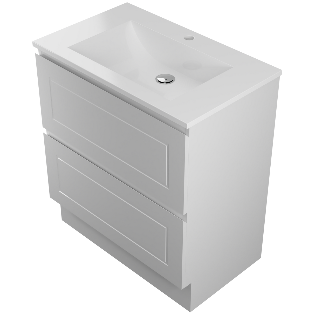 Nevada Plus Classic Vanity 750mm Centre Bowl Regal Top Floor standing (NVPC-V-750-C-REG-F)
