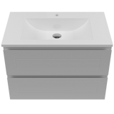 Nevada Plus Classic Vanity 750mm Centre Bowl Regal Top Wall hung (NVPC-V-750-C-REG-W)