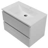 Nevada Plus Classic Vanity 750mm Centre Bowl Regal Top Wall hung (NVPC-V-750-C-REG-W)