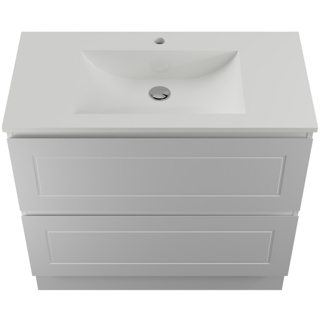 Nevada Plus Classic Vanity 900mm Centre Bowl Regal Top Floor standing (NVPC-V-900-C-REG-F)