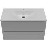 Nevada Plus Classic Vanity 900mm Centre Bowl Regal Top Wall hung (NVPC-V-900-C-REG-W)