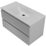 Nevada Plus Classic Vanity 900mm Centre Bowl Regal Top Wall hung (NVPC-V-900-C-REG-W)