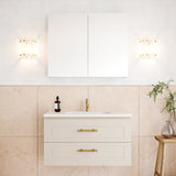 Nevada Plus Classic Vanity 900mm Centre Bowl Stadium Top Wall hung (NVPC-V-900-C-STD-W)