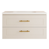 Nevada Plus Classic Vanity 900mm Centre Bowl Stadium Top Wall hung (NVPC-V-900-C-STD-W)