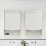 Pure Bliss Mirror Cabinet 600mm Single Door Gold Collection (PBS-SC-600-S-G)