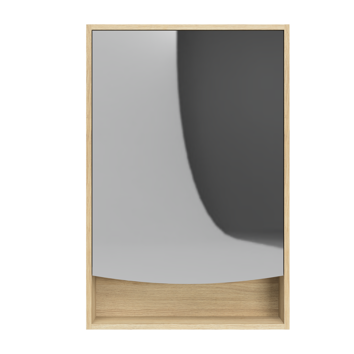 Pure Bliss Mirror Cabinet 600mm Single Door Gold Collection (PBS-SC-600-S-G)