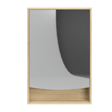 Pure Bliss Mirror Cabinet 600mm Single Door Gold Collection (PBS-SC-600-S-G)