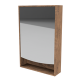 Pure Bliss Mirror Cabinet 600mm Single Door Gold Collection (PBS-SC-600-S-G)