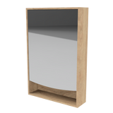 Pure Bliss Mirror Cabinet 600mm Single Door Gold Collection (PBS-SC-600-S-G)