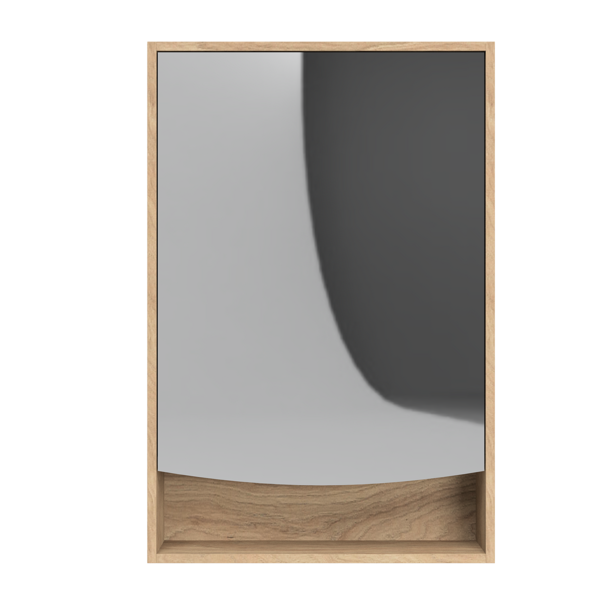 Pure Bliss Mirror Cabinet 600mm Single Door Gold Collection (PBS-SC-600-S-G)