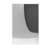Pure Bliss Mirror Cabinet 600mm Single Door Gold Collection (PBS-SC-600-S-G)