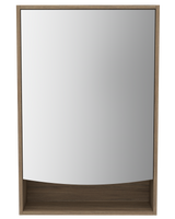 Pure Bliss Mirror Cabinet 600mm Single Door Gold Collection (PBS-SC-600-S-G)