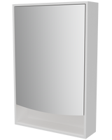 Pure Bliss Mirror Cabinet 600mm Single Door Gold Collection (PBS-SC-600-S-G)