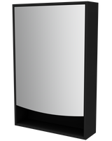 Pure Bliss Mirror Cabinet 600mm Single Door Gold Collection (PBS-SC-600-S-G)