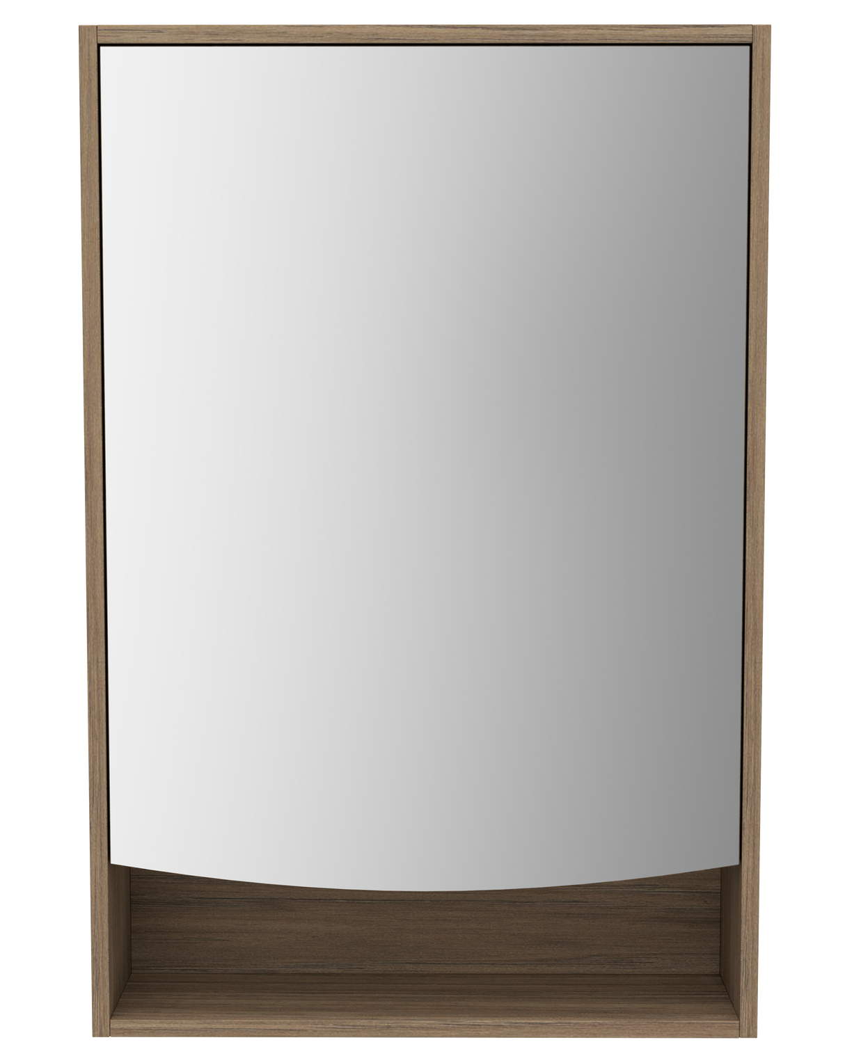 Pure Bliss Mirror Cabinet 600mm Single Door Platinum Collection (PBS-SC-600-S-P)