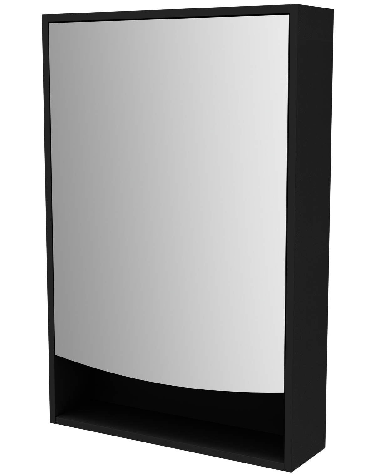 Pure Bliss Mirror Cabinet 600mm Single Door Platinum Collection (PBS-SC-600-S-P)