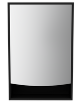 Pure Bliss Mirror Cabinet 600mm Single Door Platinum Collection (PBS-SC-600-S-P)
