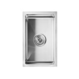 Single Rectangle Bowl Stainless Steel Kitchen Sink Round Waste PKSS-240R