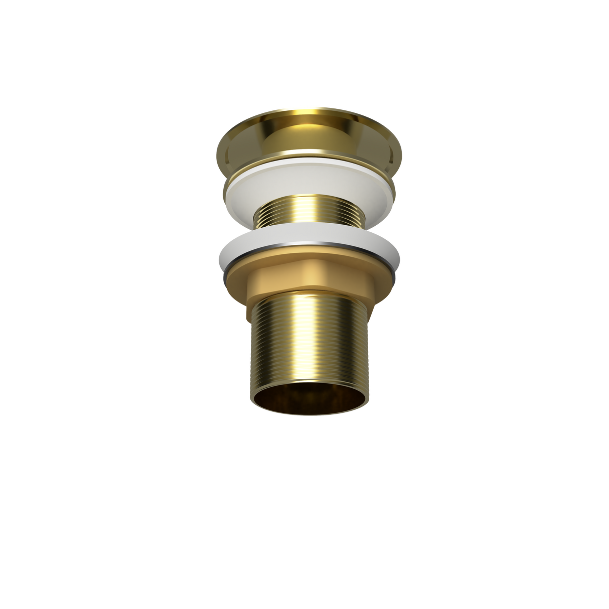 Brushed Gold Pop Up Waste with Stainless Steel Cover. No Overflow (POP-OPT-BG)