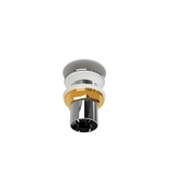 Light Grey Matt Pop Up Waste with Ceramic Cover. No Overflow (POP-OPT-LGM)