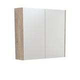 750 Mirror Cabinet with Scandi Oak Side Panels