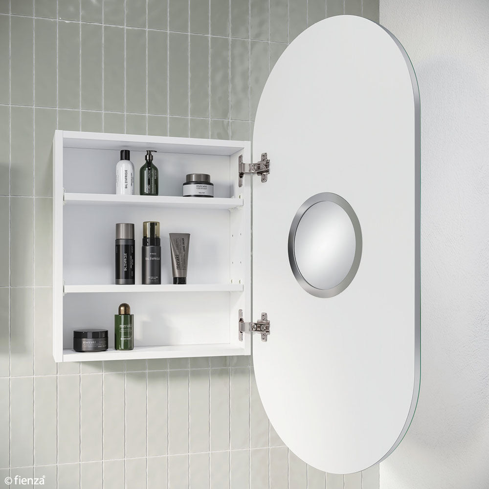 Pill Mirror Cabinet, 450 x 900mm