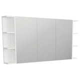 Pencil Edge 1200 Mirror Cabinet, 2 Side Shelves