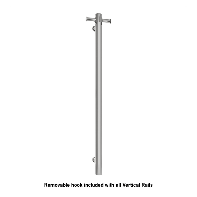 Thermorail Straight/Round 12Volt Vertical Bar 900x142x100mm 22Watts With Optional Hook