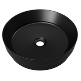 An image of Timberline's Radius Basin 400mm Black Matt