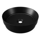 An image of Timberline's Radius Basin 400mm Black Matt