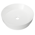 An image of Timberline's Radius Basin 400mm White Gloss