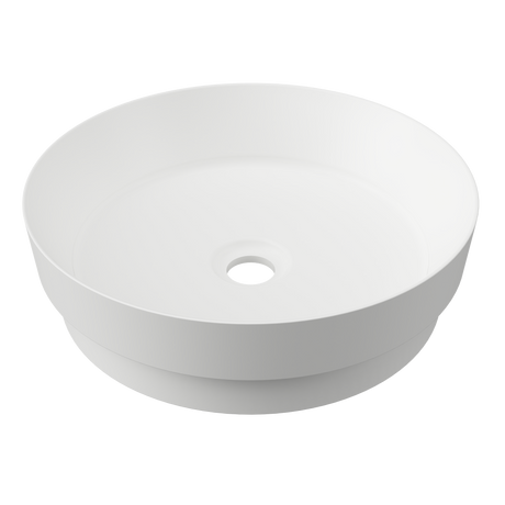 An image of Timberline's Radius Basin 400mm White Matt