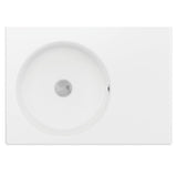Reba Left Bowl Wall Basin, No Tap Hole