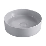 Reba Above Counter Basin, Matte Light Grey