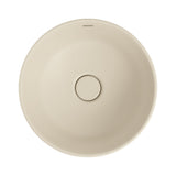 Reba Luxe Above Counter Basin, Matte Khaki