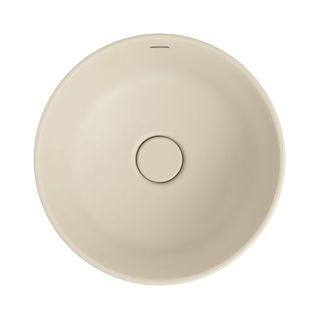 Reba Luxe Above Counter Basin, Matte Khaki